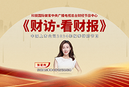 凯发K8国际董秘兼副总经理张宏伟做客央视《财访·看财报》